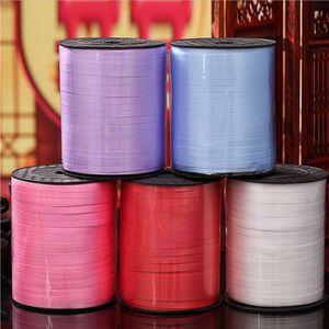 450 Meter/500 Yards Bruiloft Bruiloft Levert Tie Ballon Diy Lint Lint Verjaardag Trouwzaal Winkel Decoratie Lint