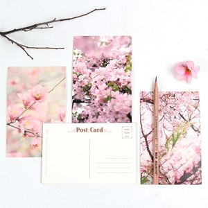 30 Vellen/Set Perzik Bloesem Postkaart/Wenskaart/Boodschap Kaart/Verjaardag Brief Envelop Card