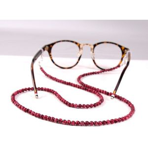 Wgoud Mode Natuursteen Kraal Bril Kettingen Leesbril Cord Holder Neck Strap Touw Voor Brillen Gezicht Masker Accessoires
