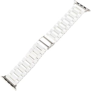 Glad Keramiek Armband Voor Apple Horloge Band Serie 5 4 3 2 1 Polsband Voor Iwatch 40Mm 38mm 42Mm 44Mm Zwart/Wit/Roze Riem