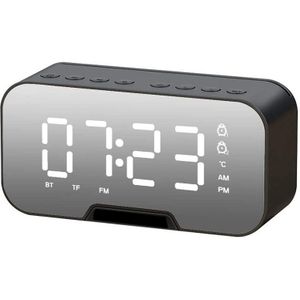 Bluetooth Speakers Draagbare Draadloze Met Fm Radio, Luid Outdoor Bluetooth Speaker Set, Wekker Met Usb Voor Slaapkamer