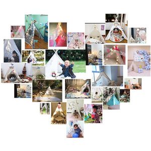 Speelgoed Tent Indoor En Outdoor Kids Tent Portable Teepee Indian Tipi Tent Voor Kinderen Gratis Cloud Geven Baby Kerst