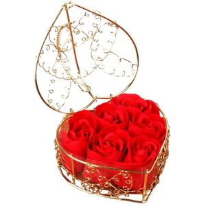Flora Geurende Rozen Bloem Kunstbloemen Wedding Party Bad Zeep Plantaardige Etherische Olie Steeg Zeep Bloem Valentijnsdag