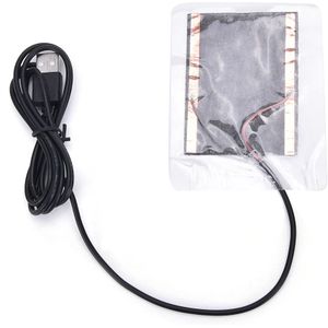 Een Of 2 Stuks 5-7V Carbon Fiber Verwarming Pad Usb Verwarming Film Elektrische Infrarood Koorts Warmte Mat winter Warm Arm Taille Warmte Handschoen