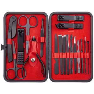 18 Pcs Nagelknipper Sets Manicure Set Pedicure Sets Nail Kit Professionele Set Nail Manicure Kit Grooming Tool Voor Manicure