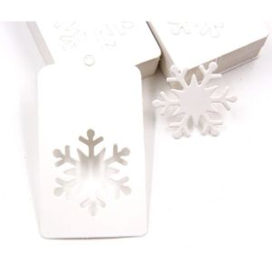 100 Pcs Papier Tags Kraftpapier Tag Hoofd Kerst Label Festival Note Diy Blank Prijs Hang Tag Verjaardag Wedding Party papieren Kaart