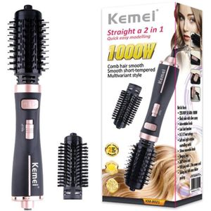 Multifunctionele Vrouwen Snelle Pro Föhn Temperatuur Adjuatable 1000W Elektrische Rechttrekken En Krul Salon Styling Thuis