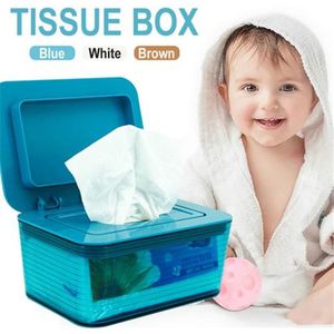 Droog Nat Tissue Papier Container Dispenser Cover Babydoekjes Servet Plastic Doekjes Dispenser Desktop Opbergdoos Thuis Tissue Case