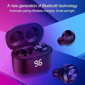 Tws Bluetooth 5.0 Koptelefoon Draadloze Koptelefoon Stereo Sport Waterdichte Oordopjes Headsets Oordopjes Mini Waterdichte Headset