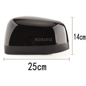 Zijspiegel Cover Cap Case Shell Bekleding Voor Jeep Grand Cherokee Voor Dodge Durango Zwarte Deur Wing achteruitkijkspiegel Cover