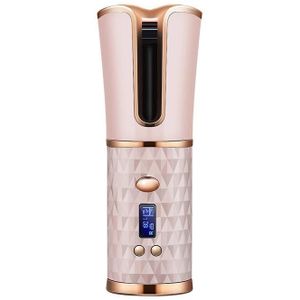 Draadloze Automatische Haar Krultang Draagbare Draadloze Usb Oplaadbare Krultang Keramische Curler Wand Auto Roterende Styling Tools