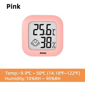 Digitale Thermometer Hygrometer Indoor Lcd Display Temperatuur Vochtigheid Sensor Gauge Meter Meten Voor Thuis Kamer