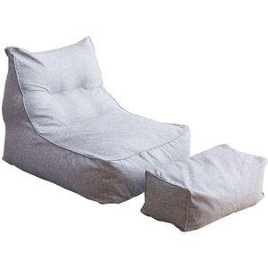 Ligstoel Zetel Luie Sofa Cover Thuis Zachte Poef Effen Bean Bag Pedaal Hoes Wasbare Beschermende Slaapkamer Woonkamer Alle Seizoenen