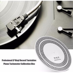 Profesional Lp Vinyl Record Draaitafels Phono Toerenteller Kalibratie Stroboscoop Disc