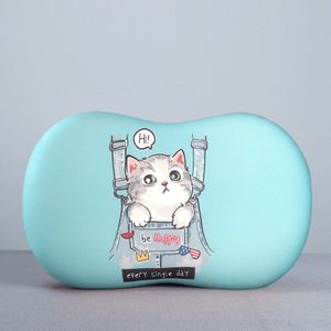 Super Zachte Kat Buik Kussen Schoonheid Ei Kat Buik Kussen Honingraat Pectine + Memory Foam Kussen Geheugen