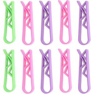 Hoomin Vuilnisbak Afvalbak Prullenbak Bag Vaste Clip Handdoek Haken 2/10 Stuks Washandje Clip Houder Badkamer opslag Afdichting Clip