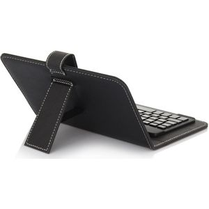 Pu Leather Case Micro Usb Wireless Keyboard Case Stand Cover Voor Android Mobiele Telefoon Cover Telefoon Case Voor Samsung Xiaomi