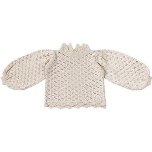 Honeycherry Lente En Herfst Meisjes Lace Hollow Gebreide Trui Dieptepunt Trui Kinderen Trui Top Doek