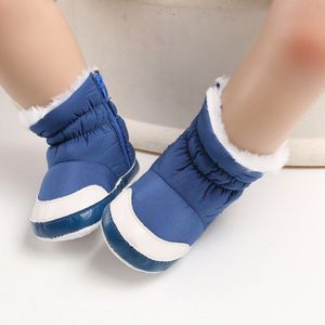 Baby Schoenen Voor Pasgeboren Babyschoenen Meisje Jongen Winter Zacht Anti-Slip Warme Sneeuwveld Booties Boot Baby Peuter Baby mocassins