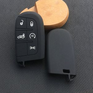 5 knop Siliconen Rubber sleutelhanger Shell Beschermhoes Set Beschermen shell houder voor FIAT TIPO Toro 500X nuovo grazie Remote keyless