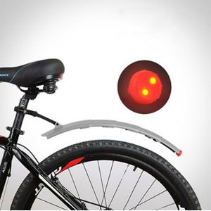 Telescopische Vouwfiets Spatbord Met Led Achterlicht Fiets Voor Achter Spatborden Quick Boord Spatborden Fietsen Onderdelen RR7080