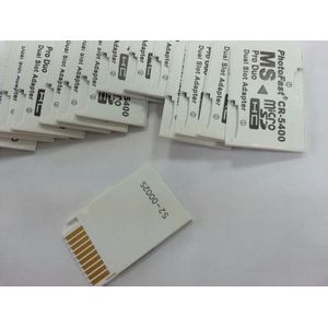 Photofast CR5400 Dual Slot Micro Sd Tf Card Naar Ms Memory Stick Pro Duo Adapter 10 Stks/partij