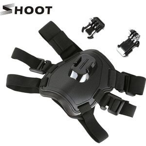 Schieten Fetch Hond Harness Borstband Voor Gopro Hero 9 8 7 5 Sessie Sjcam SJ4000 M20 Xiaomi Yi 4K H9r Dji Actie Camera Accessoire