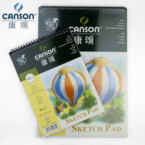 Canson 8 K Artisit Schets Boek 16 K Schilderen Papier 20 Vel Leeg Coil Sprial Notebook Voor Kleurpotlood Tekening pad Art Supplies