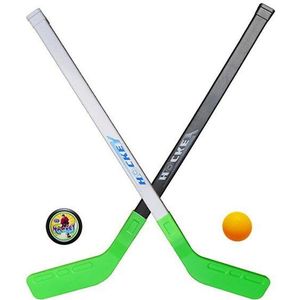 4 Stks/set Kids Kinderen Winter Ice Skate Hockey Stok Training Tools Plastic Winter Sport Speelgoed Past Voor 3-6 jaar 72Cm