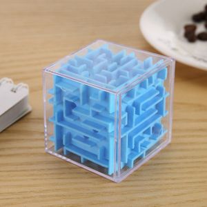 Tobefu 3D Doolhof Magische Kubus Transparant Zeszijdige Puzzel Speed Cube Rollende Bal Game Cubos Doolhof Speelgoed Voor Kinderen educatief