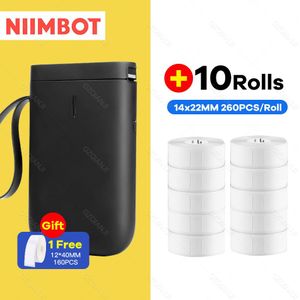 Niimbot D11/ D110 Sticker Printer Maker Prijs Mini Draagbare Thermische Label Printer Draadloze Printer Machine Met Label Papierrol