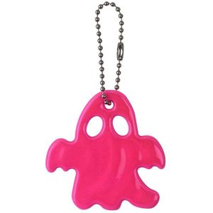 10 Stuks Halloween Little Ghost Reflecterende Sleutelhanger Tas Hanger Accessoires Hoge Zichtbaarheid Sleutelhangers Voor Veiligheid Gebruik