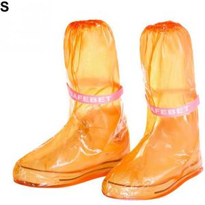1 Paar Waterdichte Protector Schoenen Boot Cover Unisex Lint Regen Schoenen Hoge-Top Anti-Slip Regen Schoenen gevallen
