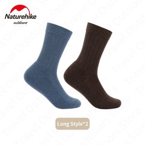 Naturehike Herfst Winter Wollen Leisure Sokken Outdoor Sport Ademend Ultralight Lange/Korte Sokken Mode 4 Kleuren 48G/54G