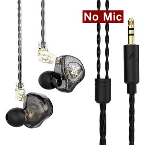 AK6 Max 3.5Mm In-Ear Bedrade Koptelefoon Oordopjes Hoortoestellen Hifi Hoofdtelefoon Mic Muziek Sport Hoofdtelefoon Voor samsung Xiaomi Huawei