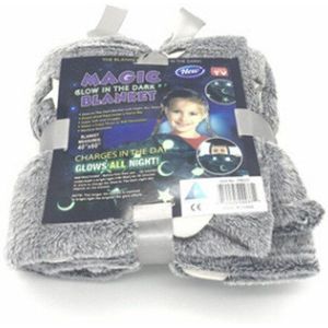 Kinderen Magic Night Fluorescerende Deken Coral Flanel Glow Flanellen Thuis Tapijt Kinderen Fluorescerende Deken