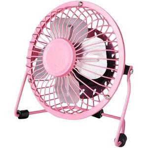 Mini Usb 4 Inch Metal Fan Desktop Stille Ventilator Draagbare Laptop Pc Desk Tafel Computer Pc Cooler Cooling Desktop Fans