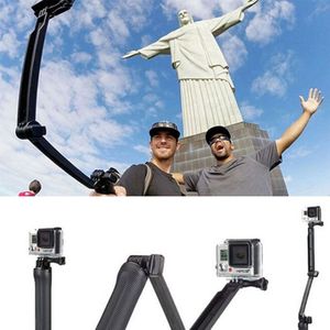 Action 3-Way Selfie Stok Hand Grip Flexibele Statief Uitbreiding Monopod Camera
