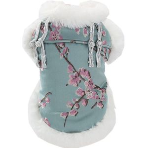 Chinese Jaar Hond Kleding Huisdier Tang Pak Cheongsam Winter Hond Kleding Jas Outfit Kat Kleding Chihuahua Yorkshire Pet Apparel