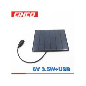 6 V 3.5 W Zonnepaneel Draagbare Mini Sunpower DIY Module Systeem Voor Solar Lamp Batterij Speelgoed Telefoon Oplader Cellen 6 V Watt Volt