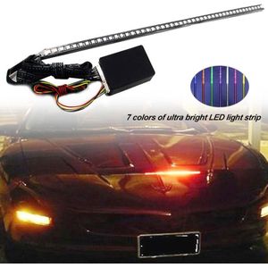 1Pcs 22 Inch 7 Kleur 48 Led Rgb Scanner Flash Suv Motorfiets Strobe Knight Rider Kit Licht Strip