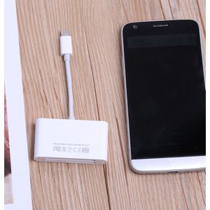 Type C Kaartlezer USB-C Otg Telefoon Lezen Sd Tf Cf Voor Ipad Pro Voor Huawei P30 Pro Samsung s9 S10 S20 Note 8 9 10 Macbook Pc