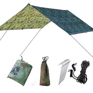 Hangmat Regen Vliegen Tent Tarp 10X10 Ft Grote Waterdichte Camping Tarp Onderdak Uv-bescherming Schaduw Doek Vocht-proof Mat