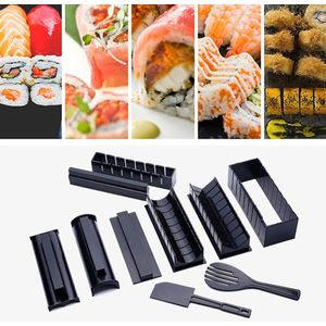 10 Pcs Sushi Maken Gereedschappen Premium Multifunctionele Diy Sushi Maken Kit Voor Sushi Maken Keuken Koken Gereedschap