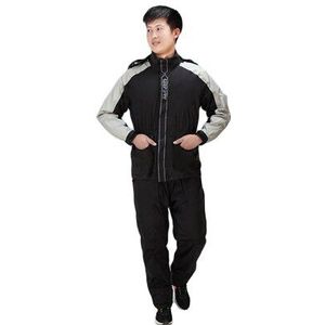 Volwassen Regenjas Regen Pak Voor Vrouwen Waterdichte Regenkleding Tops Broek Motorfiets Regenkleding Mannen Vrouwen Waterdichte Reflecterende Nachts