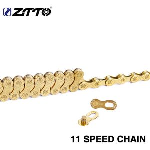 Ztto 9/10/11 Speed Ketting Road Mtb Mountainbike Road Fiets Titanium Nitride Coating Goud Compatibel Voor Fietsonderdelen k7