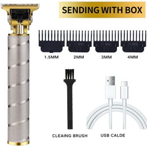 T9 Usb Elektrische Haar Snijmachine Oplaadbare Tondeuse Man Scheerapparaat Trimmer Voor Mannen Kapper Professionele Baard Trimmer