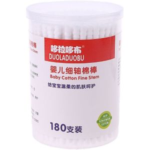 180Pcs Baby Wattenstaafjes Katoen Double End Wattenstaafje Wegwerp Dunne Stok Cleaning Tools