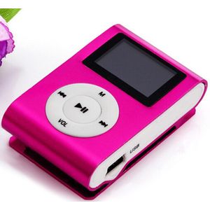 Usb Mini Clip MP3 Speler Lcd-scherm Ondersteuning 32Gb Micro Sd Tf Card Radio Met 1.8 Inch Cd met Scree Voor Ipod Stijl