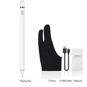 Universele 2 In 1 Stylus Tekening Tablet Pennen Capacitieve Scherm Touch Pen Voor Mobiele Android Telefoon Smart Pen Telefoon Accessoires
